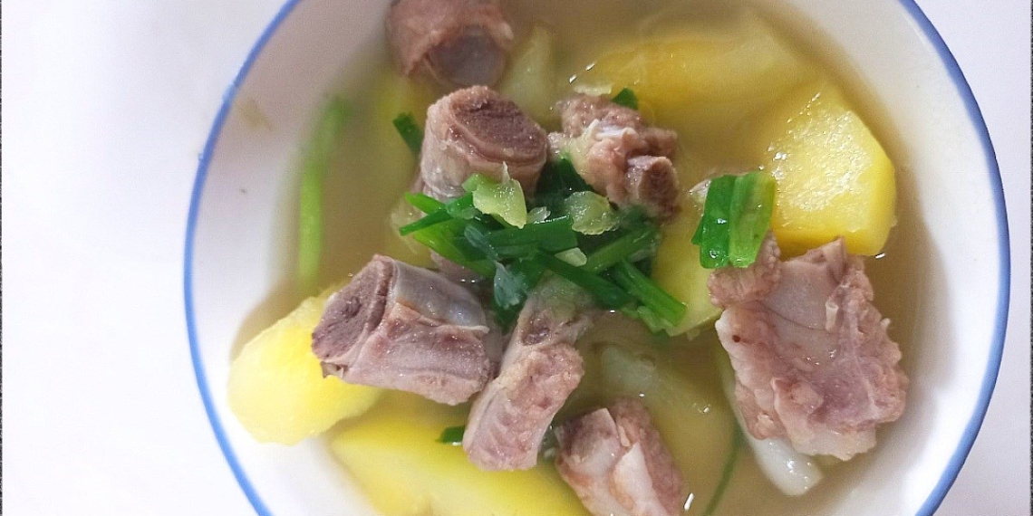 Cách nấu canh đu đủ nấu sườn non đơn giản tại nhà 1 1200x676mau 1200x676 1