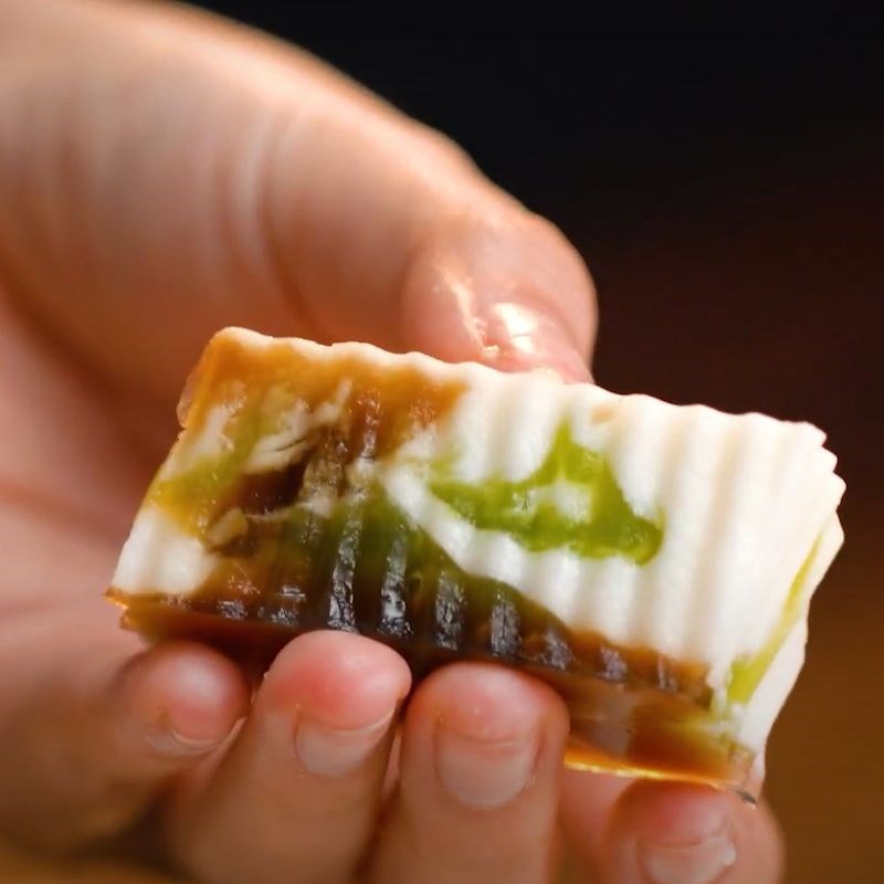 Bước 4 Thành phẩm Rau câu sơn thủy