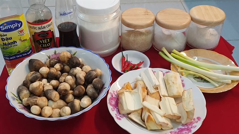 Nguyên liệu món ăn 3 cách kho củ hủ dừa