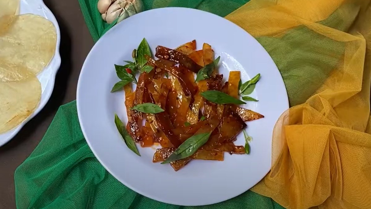 Cá bò khô rim nước mắm