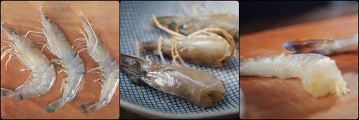 Bước 1 Sơ chế sườn và tôm Hủ tiếu sườn