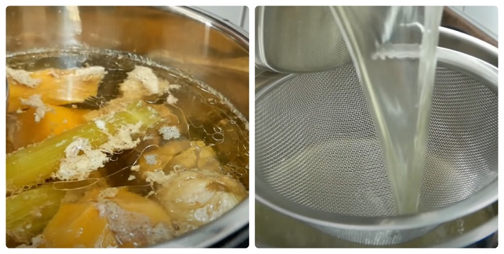 Bước 3 Nấu nước dùng Hủ tiếu sườn