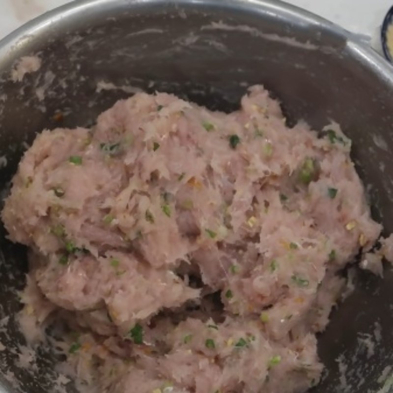 Bước 3 Trộn chả cá Chả cá Nha Trang