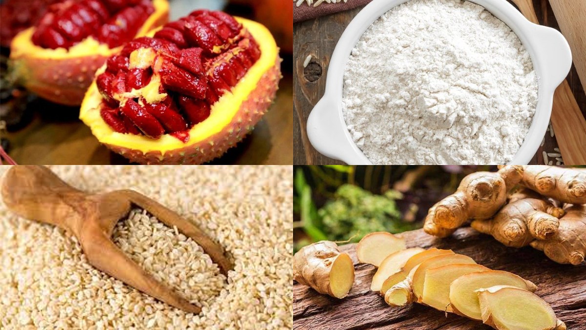 Nguyên liệu món ăn chè lam gấc