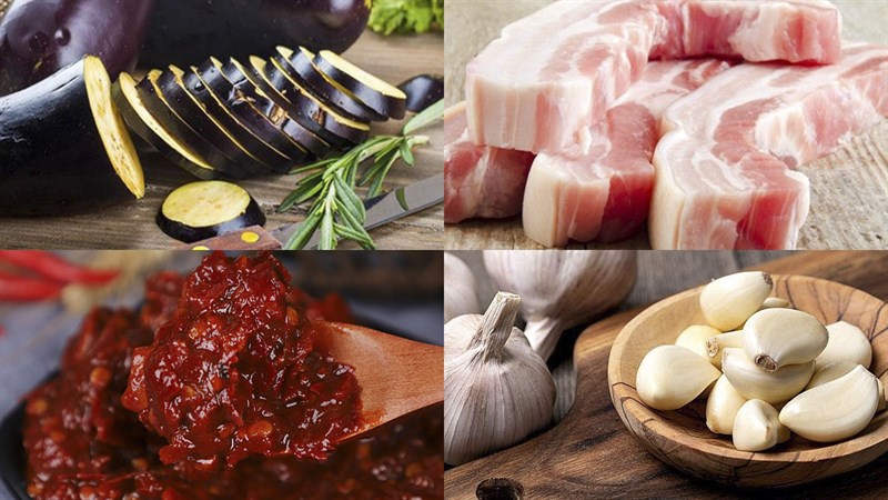 Nguyên liệu món ăn cà tím chiên giòn