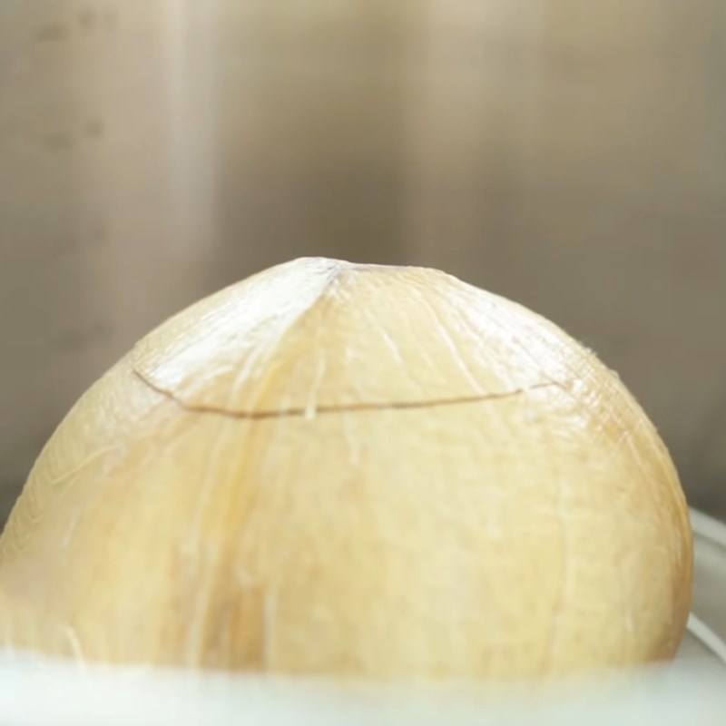 Bước 2 Chưng yến Tổ yến chưng nước dừa