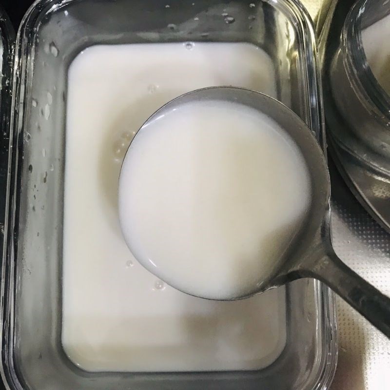 Bước 3 Đổ rau câu Rau câu sơn thủy (công thức được chia sẻ từ người dùng)