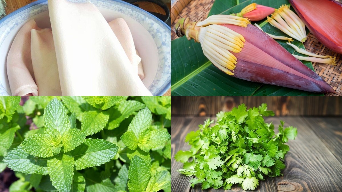 Nguyên liệu món ăn gỏi da heo