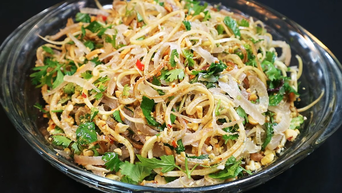 Gỏi da heo hoa chuối