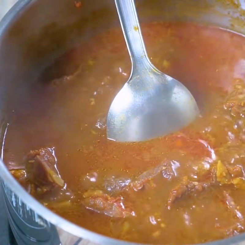 Bước 5 Hầm thịt bò Lagu bò nấu đậu