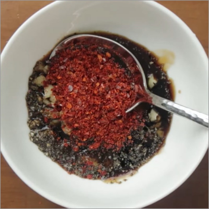 Bước 3 Làm nước trộn gỏi Gỏi da heo dưa leo