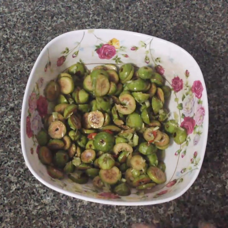 Bước 4 Làm sung muối sả ớt Sung muối sả ớt