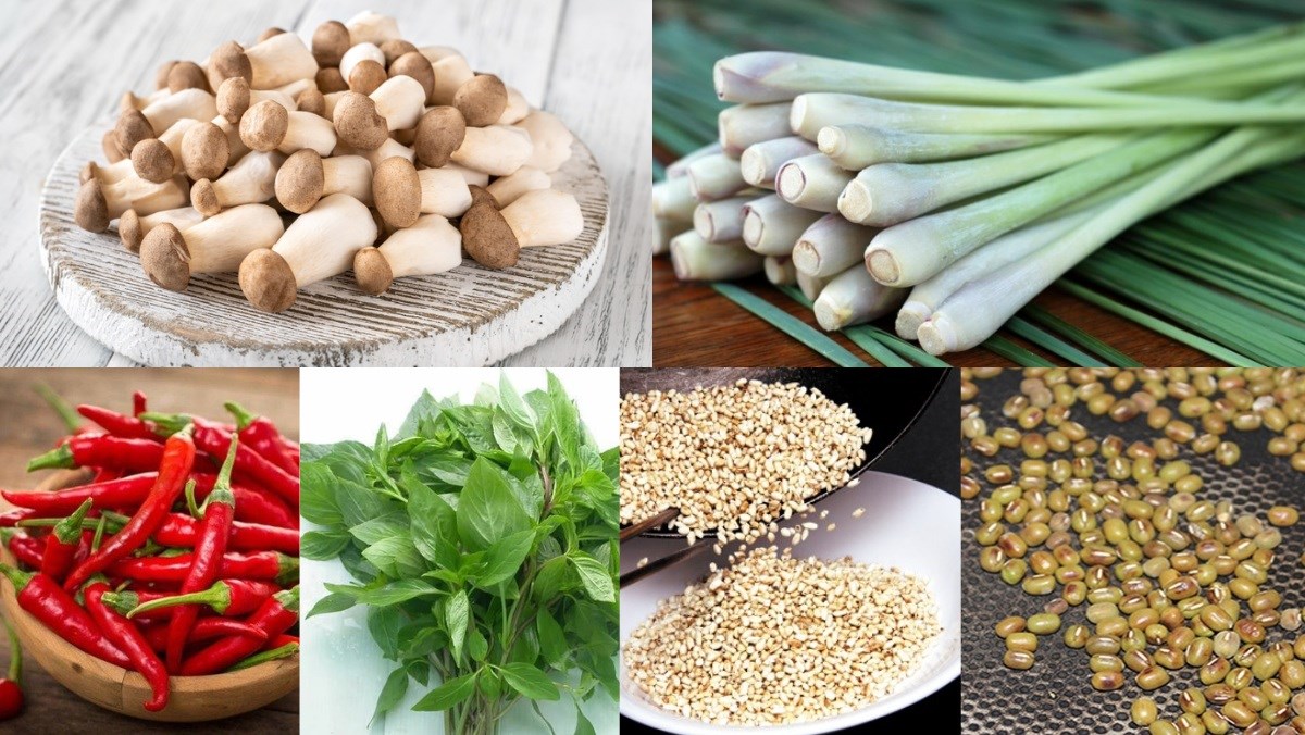 Nguyên liệu món ăn cách làm nấm đùi gà rang muối