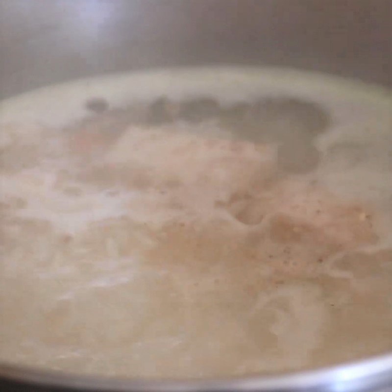 Bước 4 Nấu cháo khoai môn Cháo khoai môn
