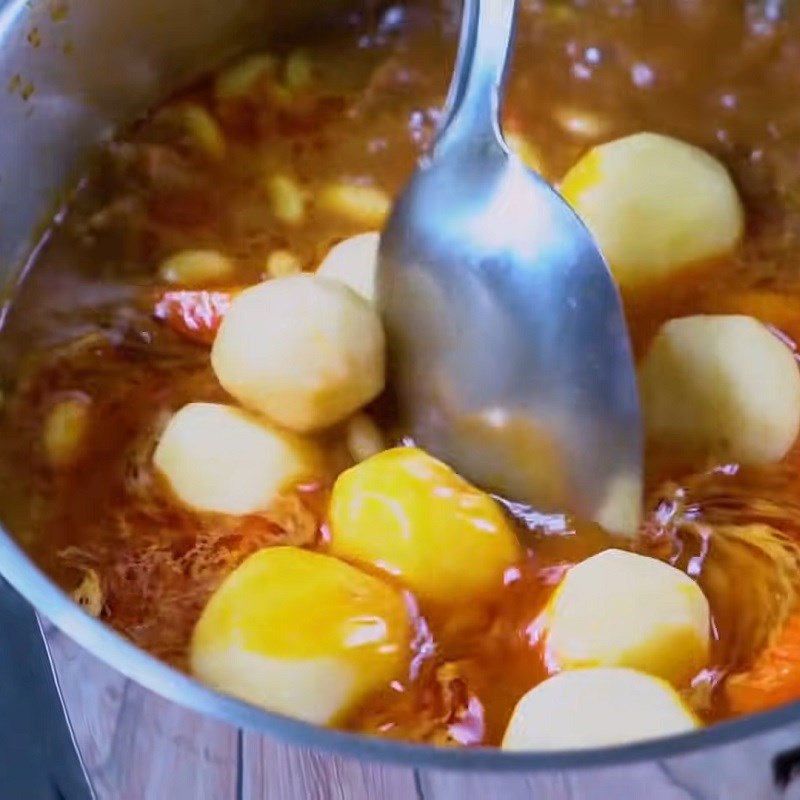 Bước 6 Nấu lagu bò Lagu bò nấu đậu