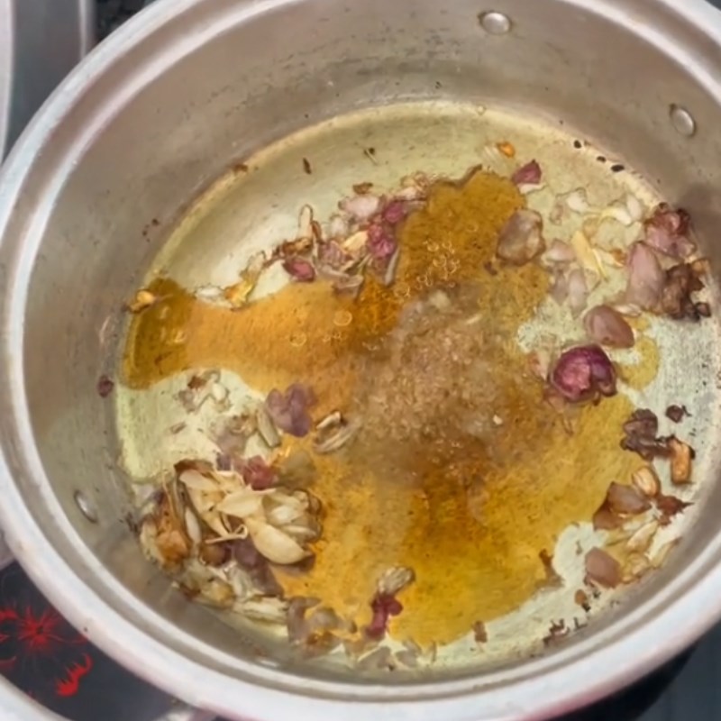 Bước 3 Nấu nước dùng Bún rạm