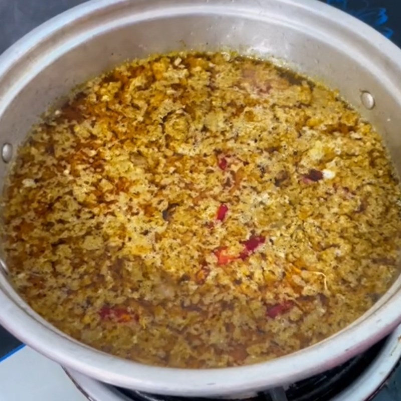 Bước 3 Nấu nước dùng Bún rạm
