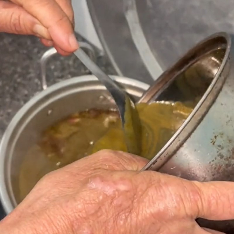 Bước 3 Nấu nước dùng Bún rạm