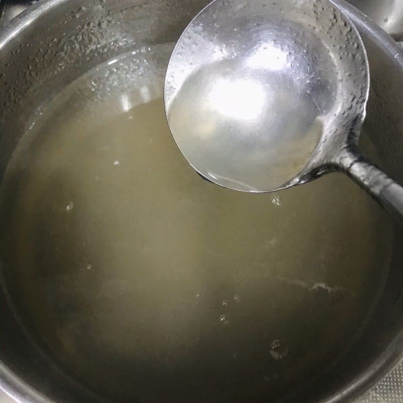 Bước 2 Nấu rau câu Rau câu sơn thủy (công thức được chia sẻ từ người dùng)