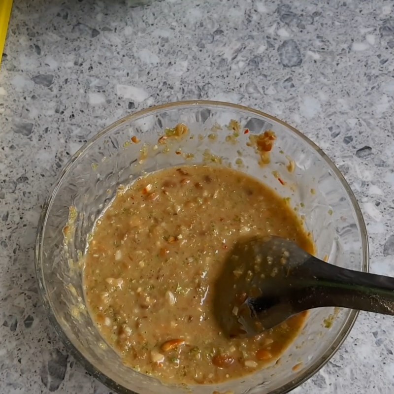 Bước 5 Pha nước chấm Chả ếch cuộn lá lốt nướng