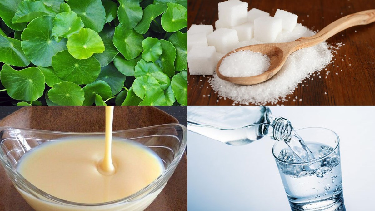 Nguyên liệu món ăn rau má sữa