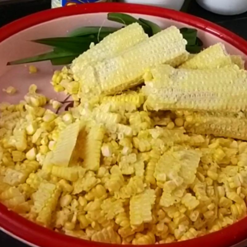 Bước 1 Sơ chế bắp Sữa chua bắp