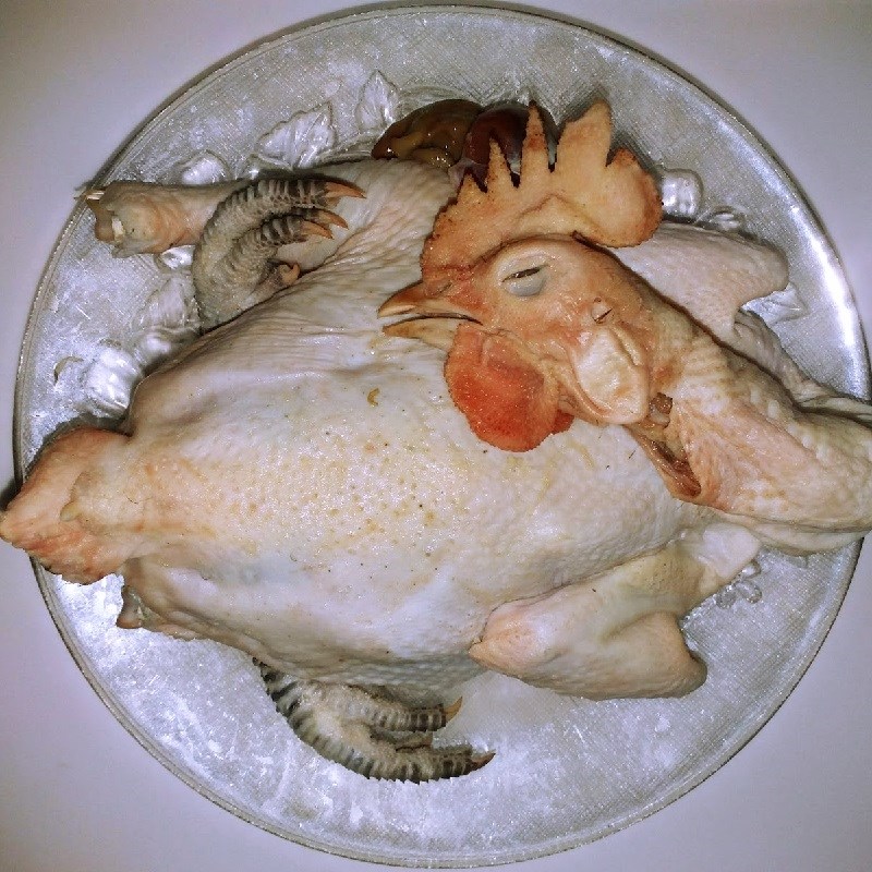 Bước 1 Sơ chế các nguyên liệu Gỏi gà rau móp