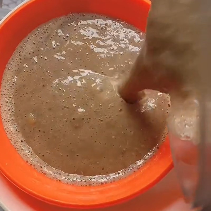 Bước 1 Sơ chế rạm Bún rạm