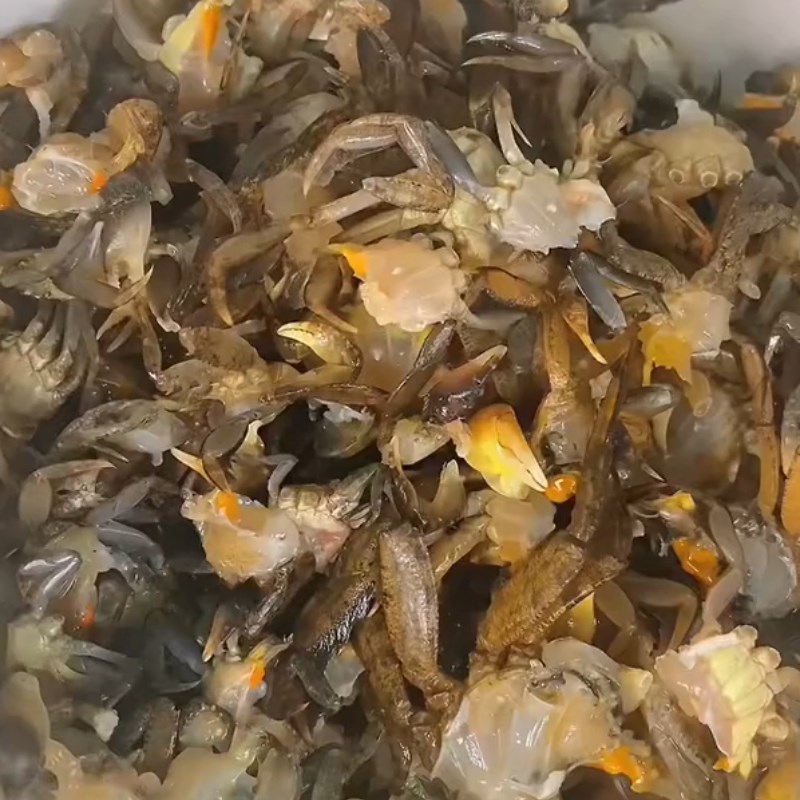 Bước 1 Sơ chế rạm Bún rạm