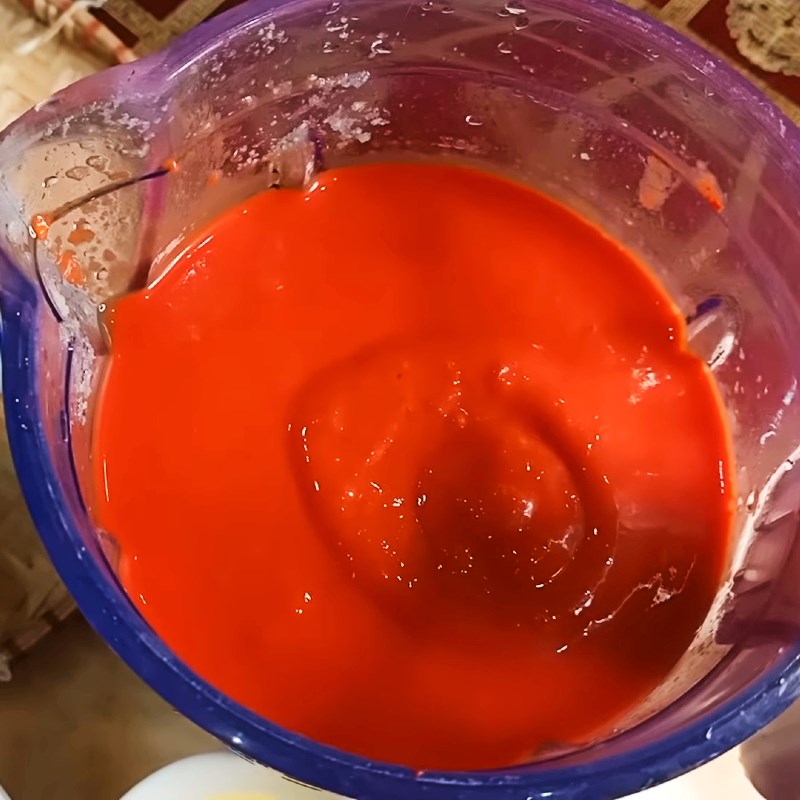 Bước 1 Sơ chế và xay gấc Chè lam gấc