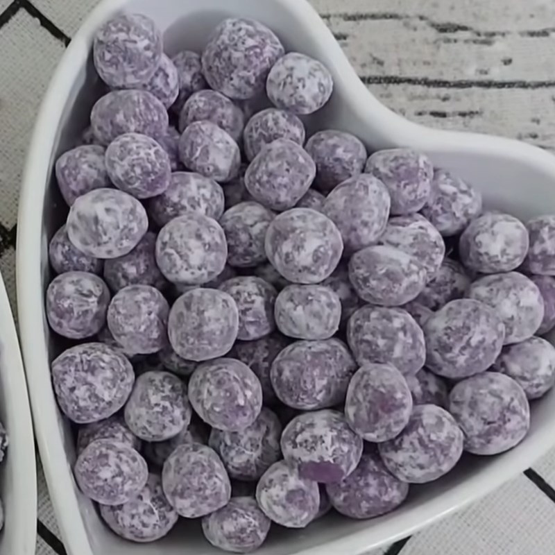 Bước 3 Tạo hình trân châu Trân châu khoai lang tím