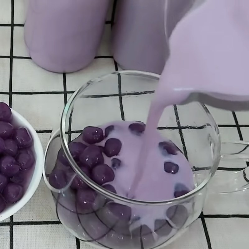 Bước 5 Thành phẩm Trân châu khoai lang tím