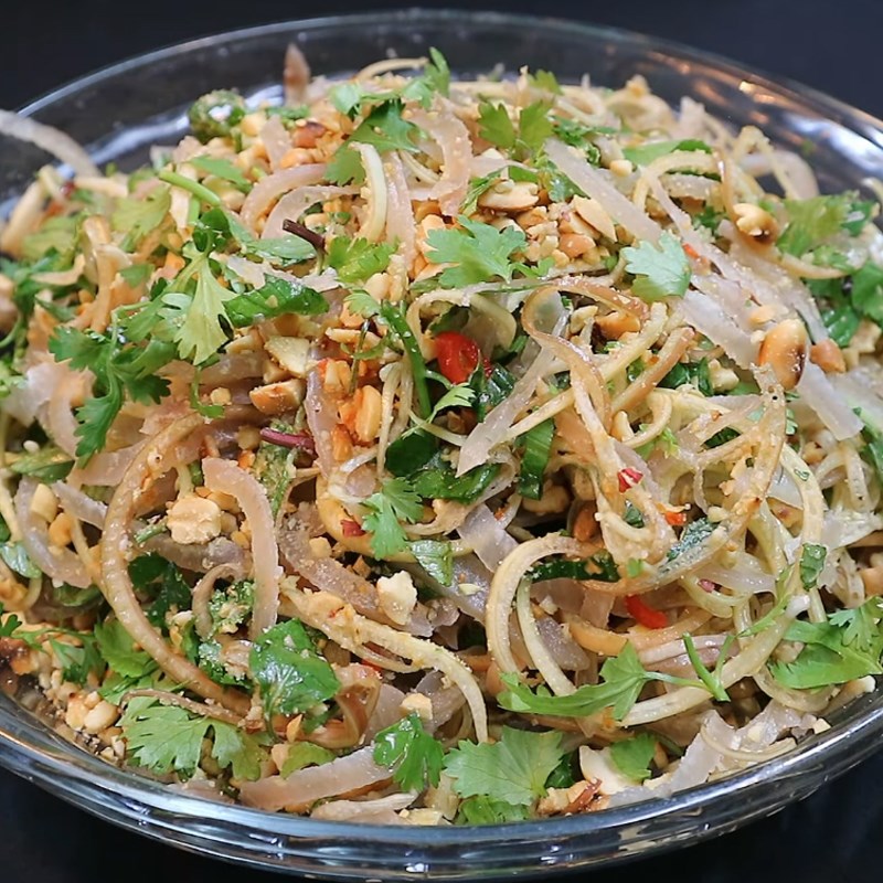 Bước 6 Thành phẩm Gỏi da heo hoa chuối