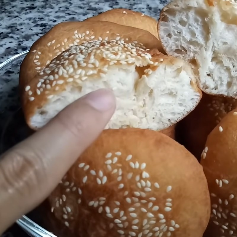 Bước 5 Thành phẩm Bánh tiêu đặc ruột