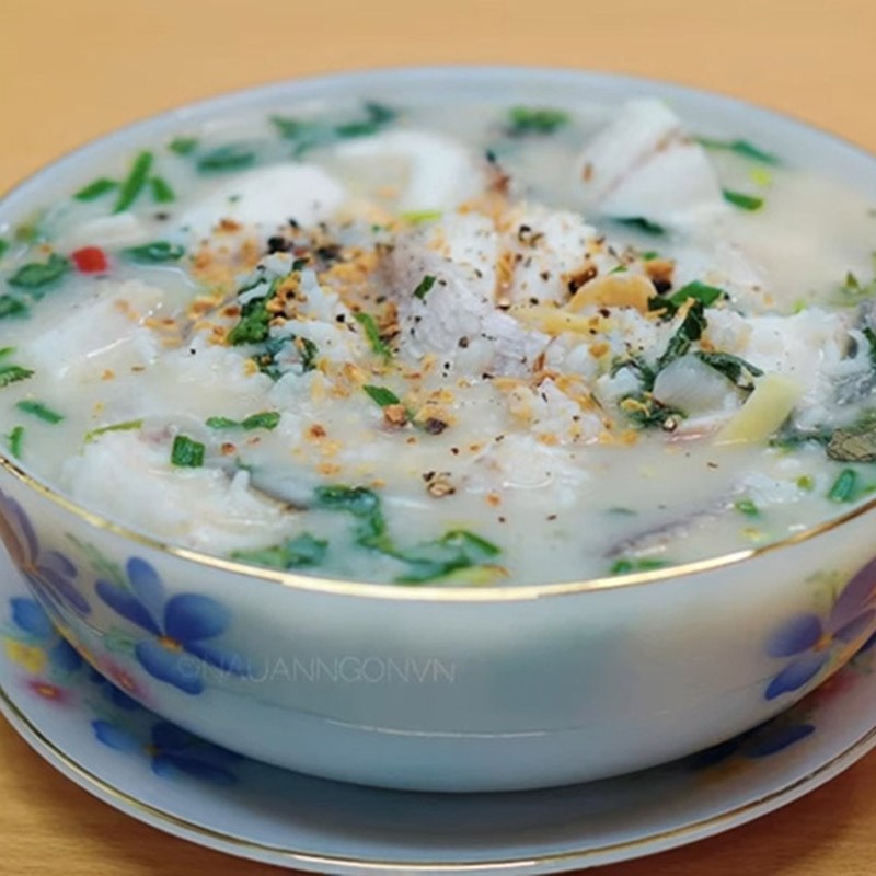 Bước 5 Thành phẩm Cháo cá lóc nước cốt dừa