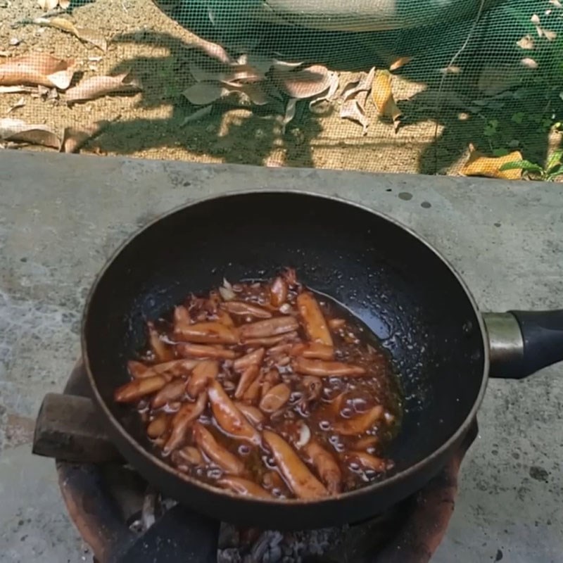 Bước 4 Thành phẩm Mực muối rim me