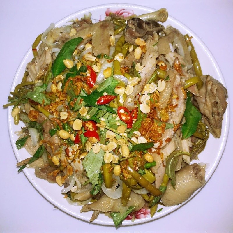 Bước 4 Thành phẩm Gỏi gà rau móp
