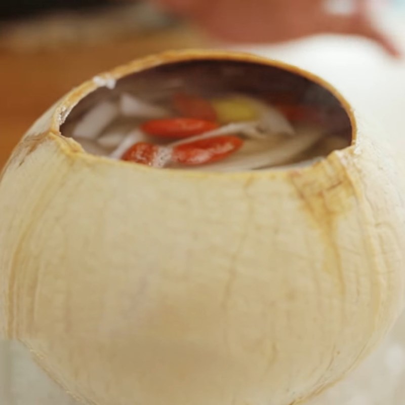 Bước 3 Thành phẩm Tổ yến chưng nước dừa