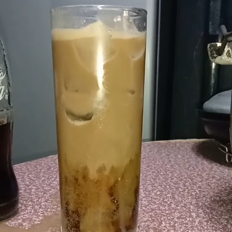 Bước 3 Thành phẩm Milo pha với coca cola