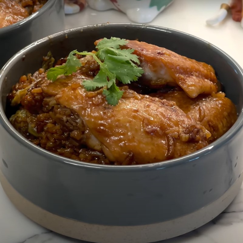 Bước 3 Th&agrave;nh phẩm Cơm c&aacute;nh g&agrave; sốt nước tương