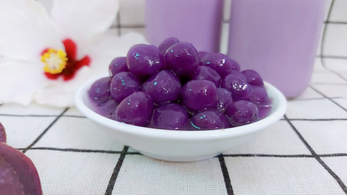 Trân châu khoai lang tím