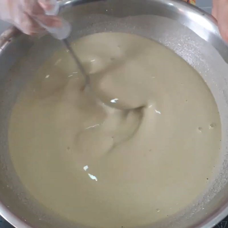 Bước 2 Trộn bột Chè lá mơ người Hoa