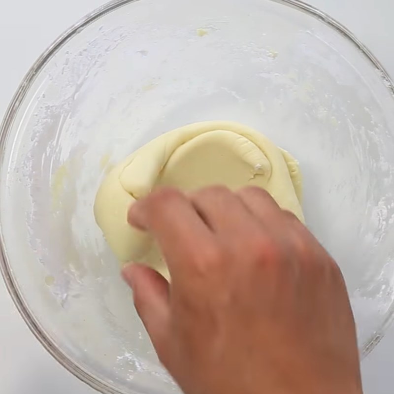 Bước 2 Trộn bột Trân châu khoai lang vàng