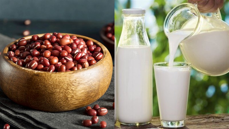 Nguyên liệu món ăn sữa đậu đỏ