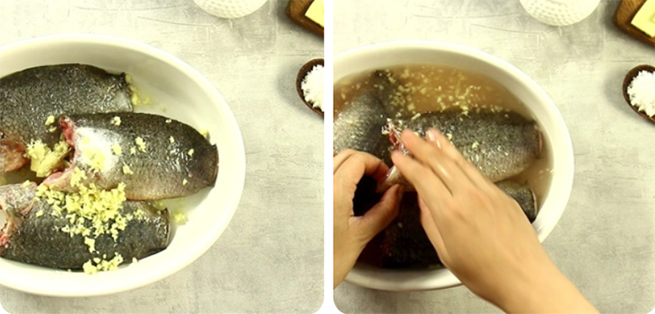 Bước 1 Sơ chế nguyên liệu Bún cá rô đồng