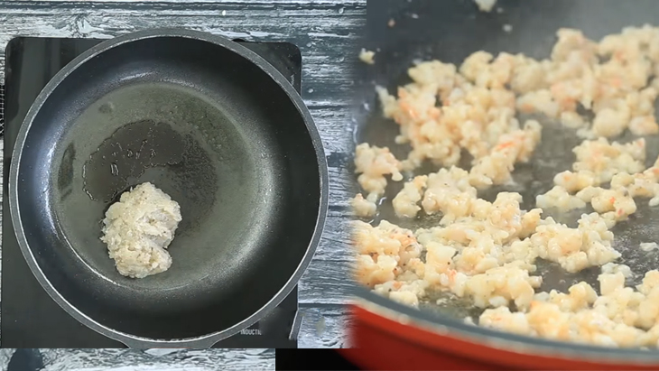 Bước 2 Nấu cháo Cháo tôm thịt băm