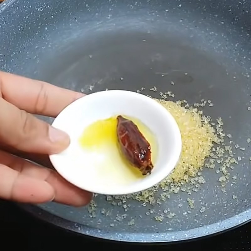 Bước 4 Làm nước đường Dưa mắm miền Tây