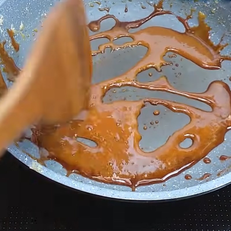 Bước 4 Làm nước đường Dưa mắm miền Tây