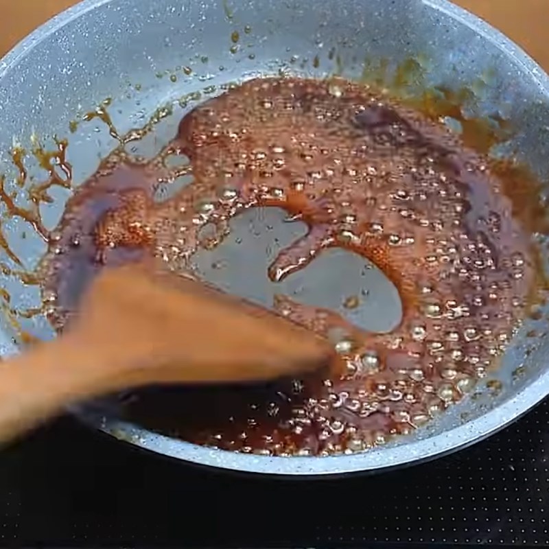 Bước 4 Làm nước đường Dưa mắm miền Tây