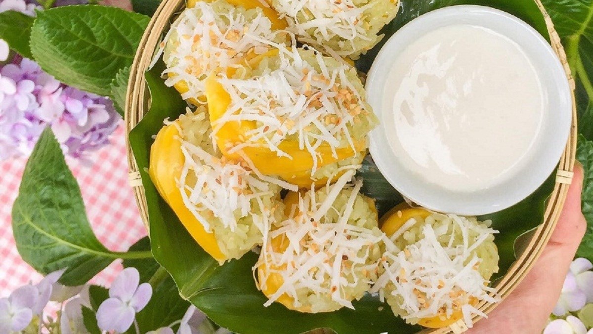 Xôi mít bằng nồi cơm điện